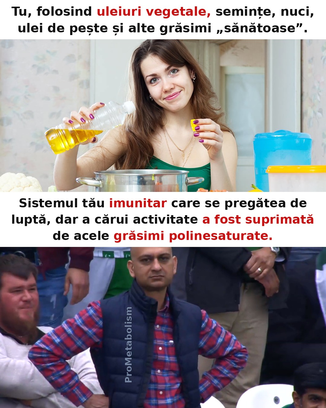 Uleiul care îți sabotează sistemul imunitar e o „grăsime sănătoasă”